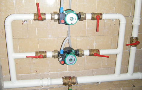 Монтаж систем отопления, водоснабжения